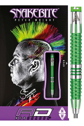 Red Dragon šipky Peter Wright SNAKEBITE Mamba 2 24g steel