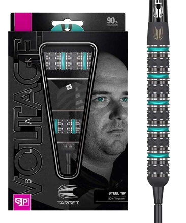 Target šípky Rob Cross Black Edition SP steel 24g