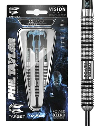 Target šípky Phil Taylor Power 8-Zero steel 25g