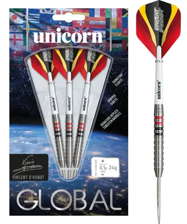 Unicorn šípky Global Vincent D´Hondt steel 24g