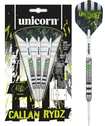 Unicorn šípky Callan Rydz The Riot steel 21g
