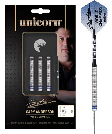 Unicorn šípky WC Gary Anderson steel 21g