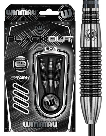 Winmau šípky Blackout 1043 steel 26g