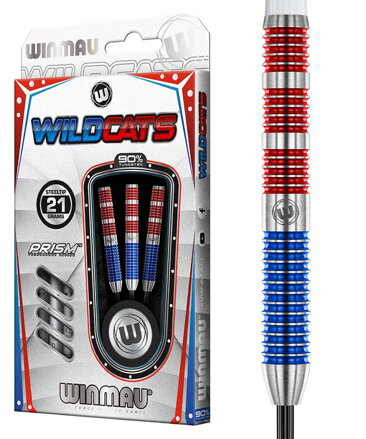 Winmau šípky Wildcats steel 21g