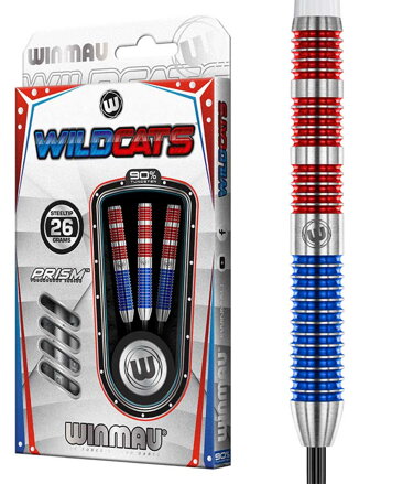 Winmau šípky Wildcats steel 26g