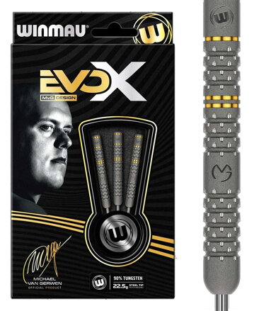 Winmau šípky MVG EvoX steel 22,5g