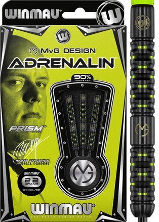 Winmau šípky Adrenalin steel 22g