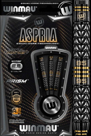 Winmau šipky Aspria Onyx 1409 steel 24g