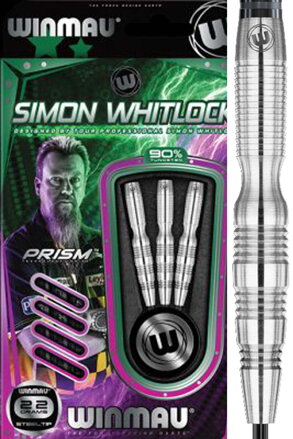 Winmau šipky Simon Whitlock Silver steel 24g