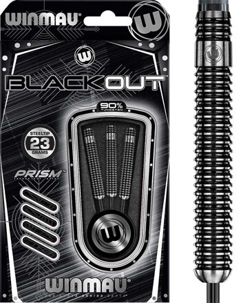 Winmau šípky Blackout steel 23g