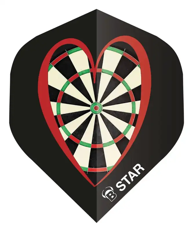 Bulls letky B-Star Heart Dartboard No.2