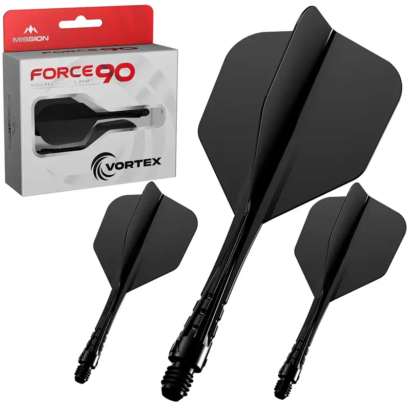 Mission letky Force 90 Vortex Solid Black No.6
