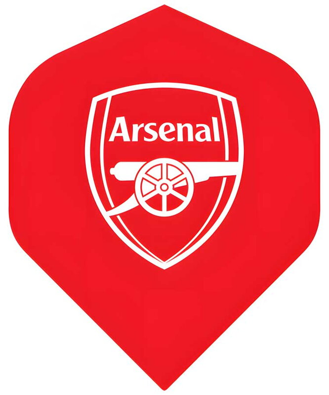 Arsenal FC Dart Flights Official Licensed No2 The Gunners Red