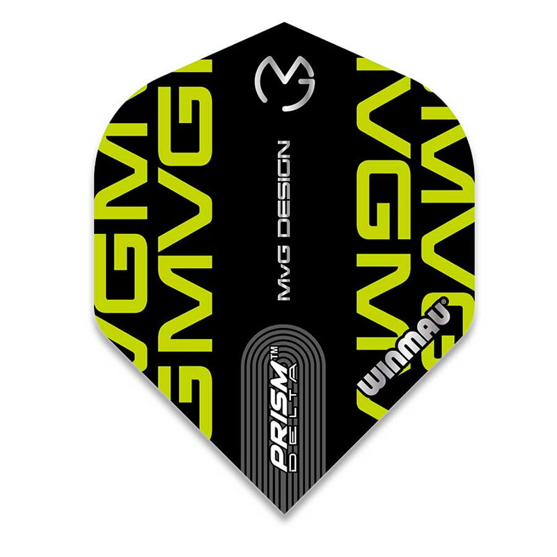 Winmau letky Prism Delta MvG 2021 Black Print