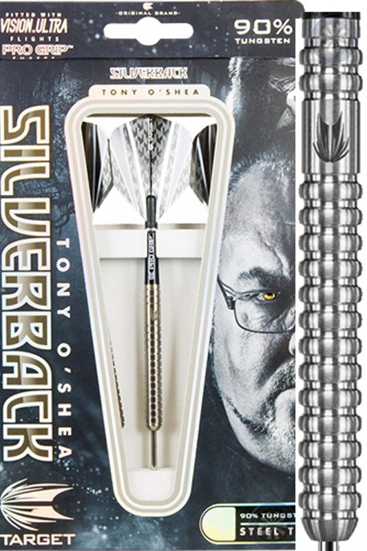  Target šipky Tony Oshea silverback 22g steel