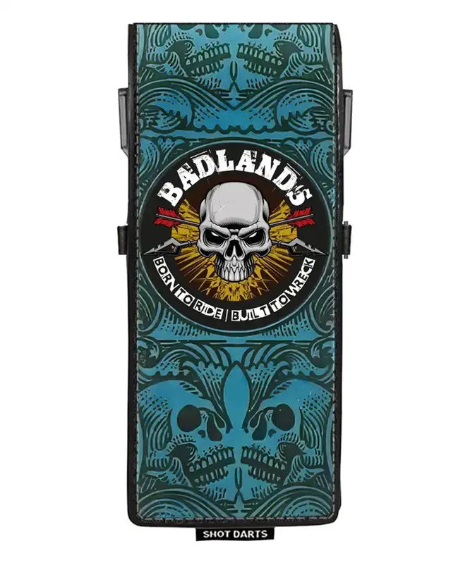 Shot puzdro Badlands Inked Dart Wallet Blue