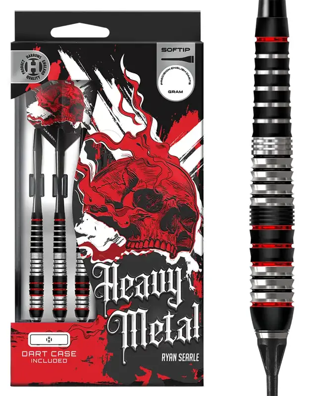 Harrows šípky Heavy Metal soft 20g Harrows šípky Heavy Metal soft 20g