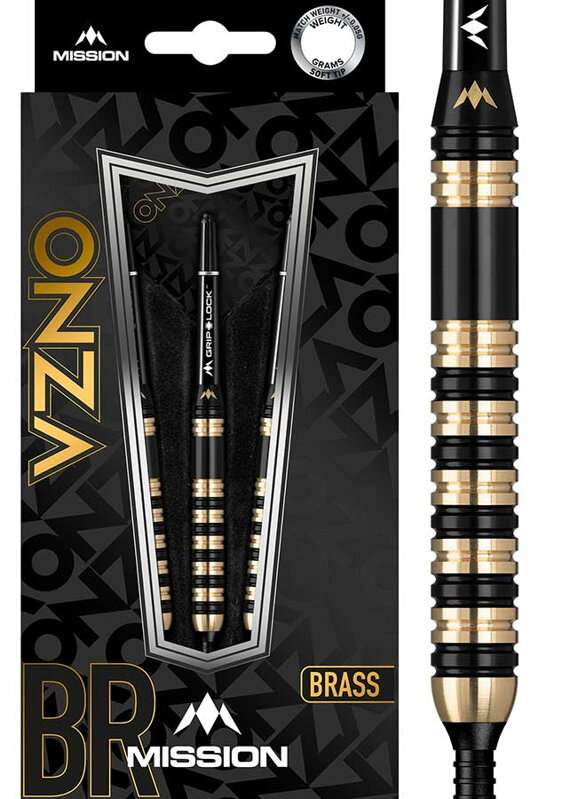 Mission šípky Onza M3 Brass soft 20g