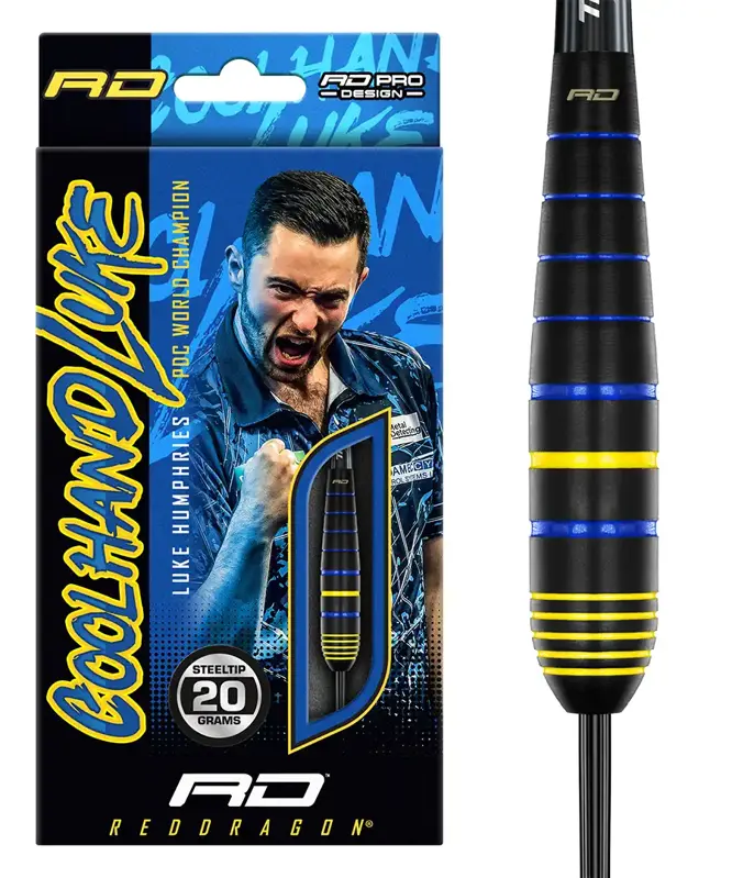 Red Dragon šípky Luke Humhries WC Brass steel 20g