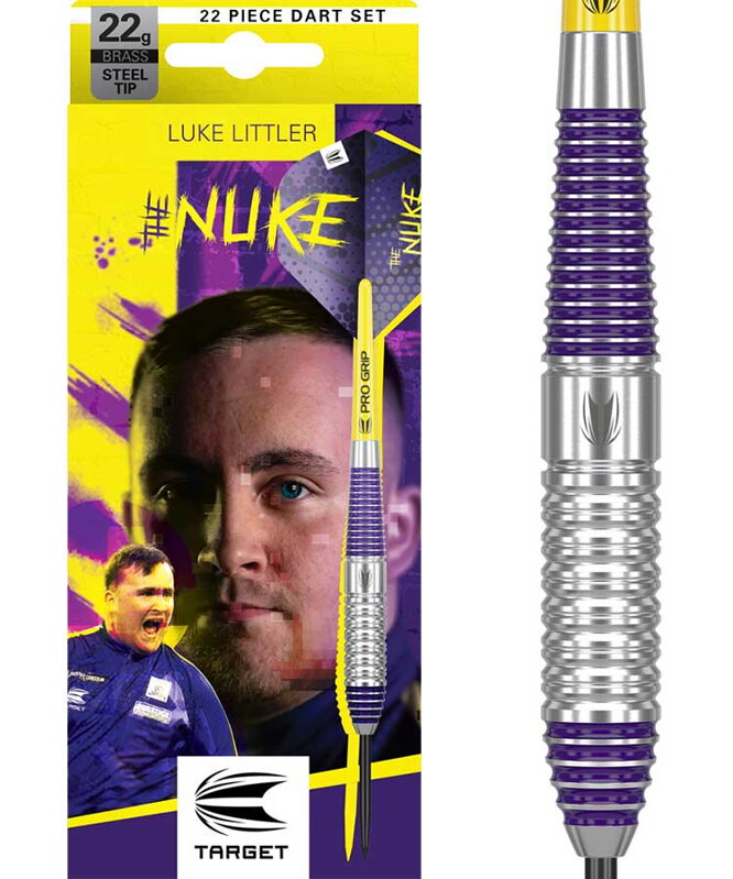Target šípky Luke Littler Brass steel 22g Target šípky Luke Littler Brass steel 22g