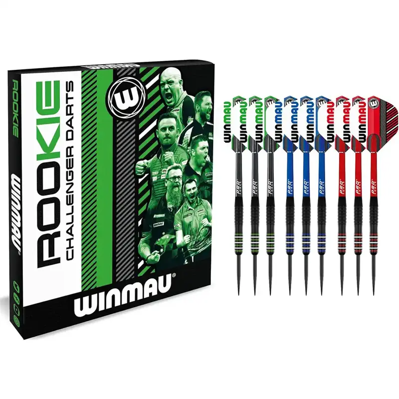 Winmau šípky Rookie Brass Muti Pack steel 20g