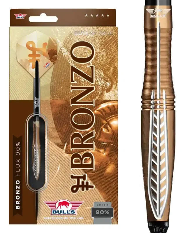 Bulls NL šípky Bronzo Flux soft 18g Bulls NL šípky Bronzo Flux soft 18g