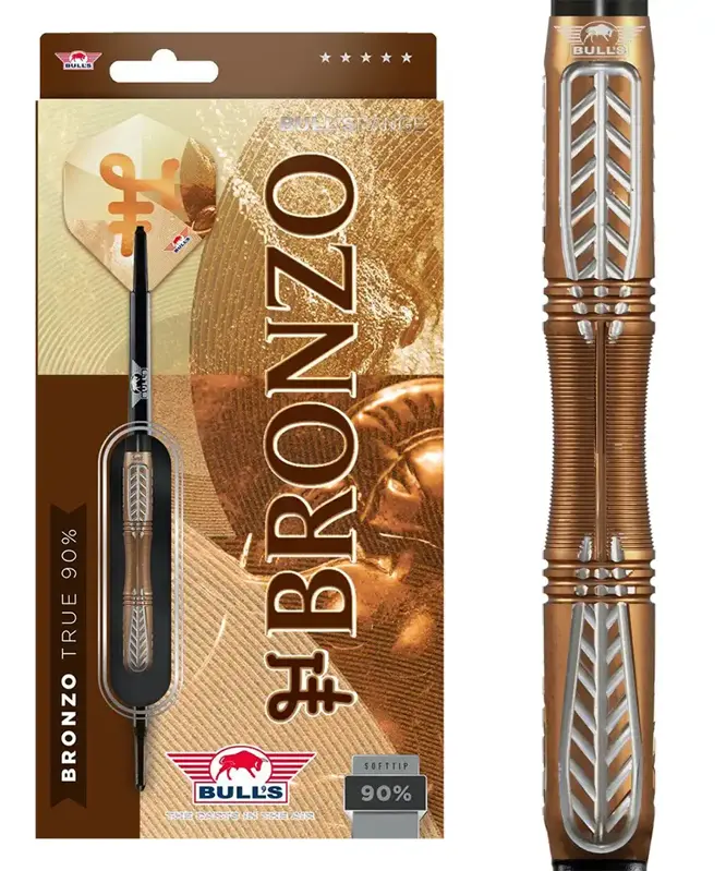 Bulls NL šípky Bronzo True soft 19g Bulls NL šípky Bronzo True soft 19g