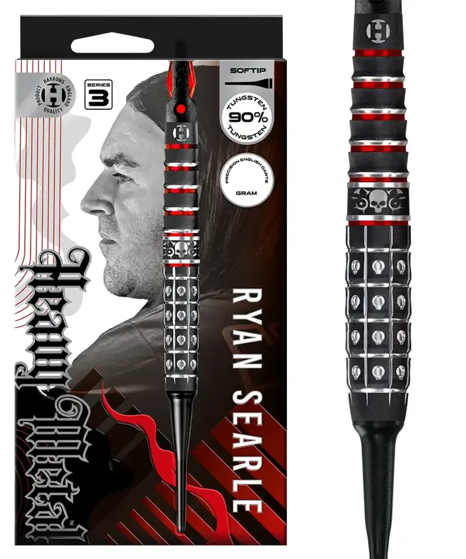 Harrows šípky Ryan Searle Series 3 soft 18g Harrows šípky Ryan Searle Series 3 soft 18g