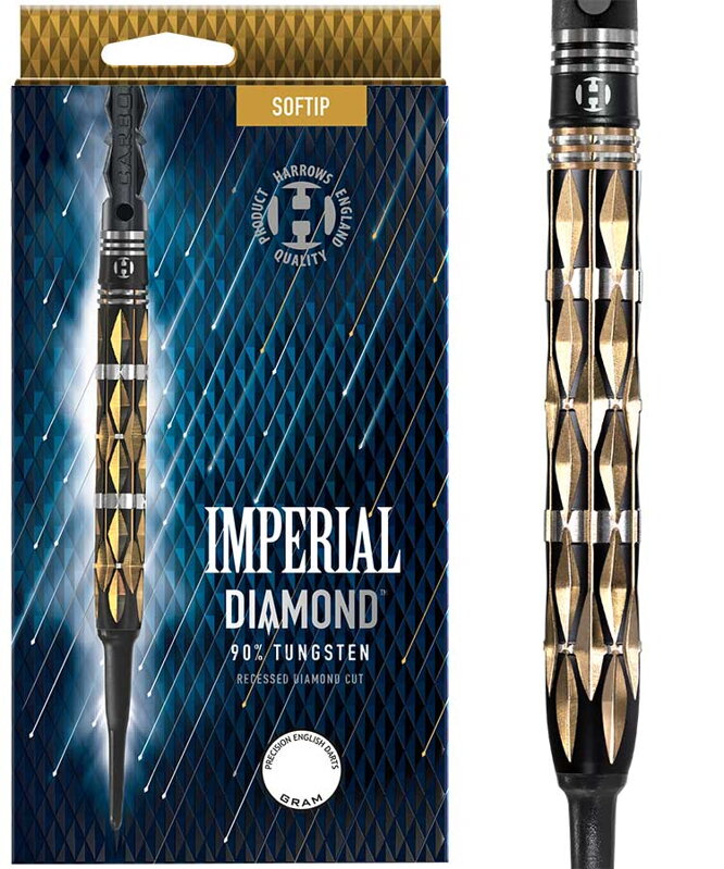 Harrows šípky Imperial Diamond soft 20g