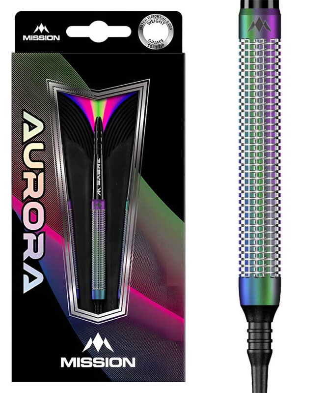 Mission šípky Aurora soft 18g