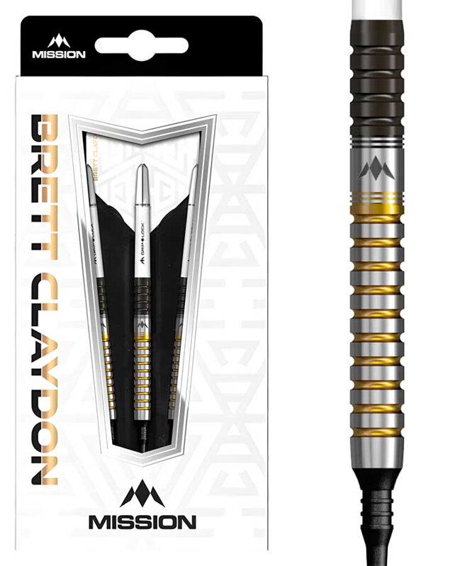 Mission šípky Brett Claydon soft 21g Mission šípky Brett Claydon soft 21g