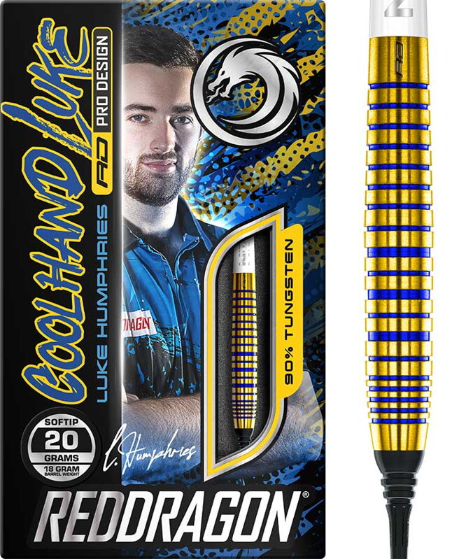 Red Dragon šípky Luke Humphries TX3 Gold SE soft 20g Red Dragon šípky Luke Humphries TX3 Gold SE soft 20g