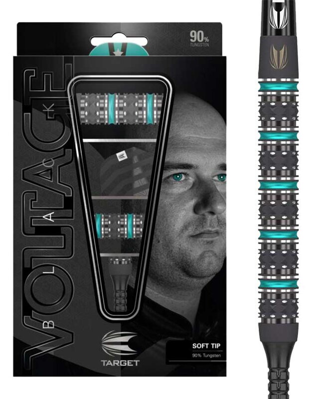 Target šípky Rob Cross Black Edition soft 18g