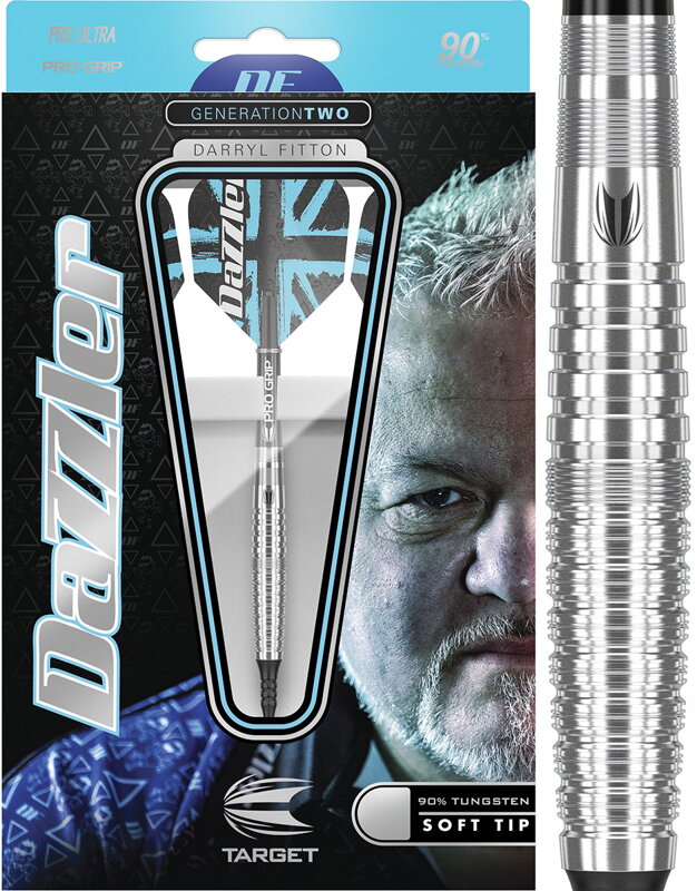 Target šípky Darryl Fitton GEN 2 soft 20g Target šípky Darryl Fitton GEN 2 soft 20g