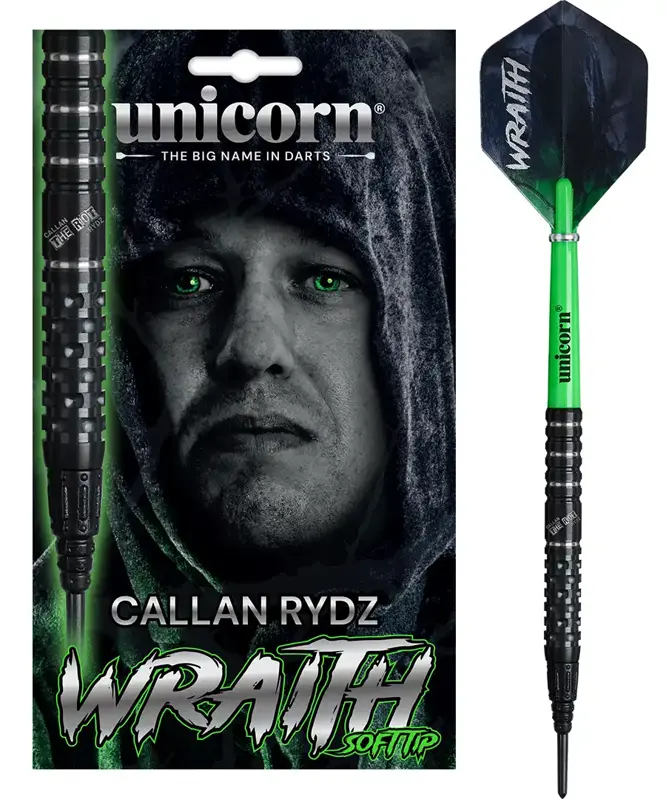 Unicorn šípky Wraith Callan Rydz soft 19g