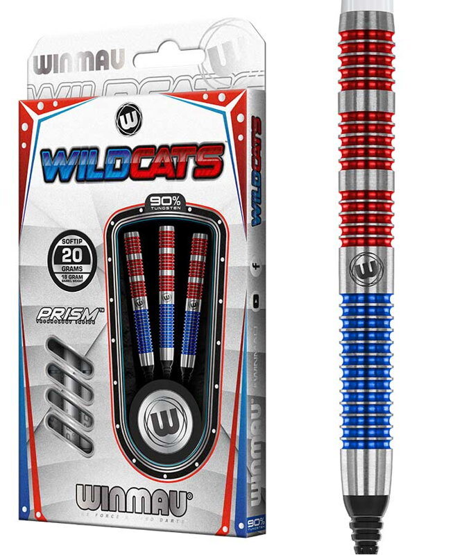 Winmau šípky Wildcats soft 20g Winmau šípky Wildcats soft 20g