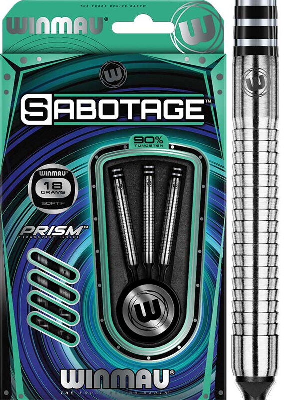 Winmau šípky Sabotage soft 18g