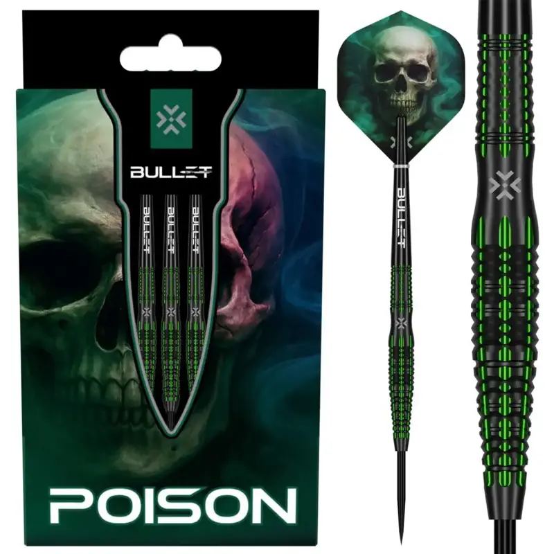 Bullet šípky Poison steel 24g