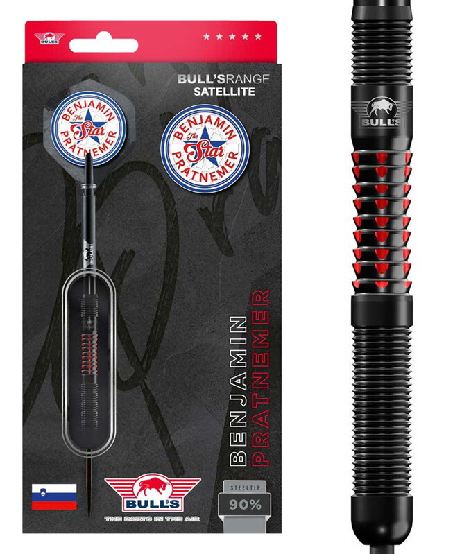 Bulls NL šípky Benjamin Pratnemer steel 20g Bulls NL šípky Benjamin Pratnemer steel 20g