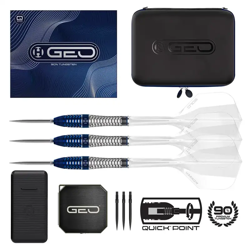 Harrows šípky Geo 03 Bomb Quick Point steel 25g