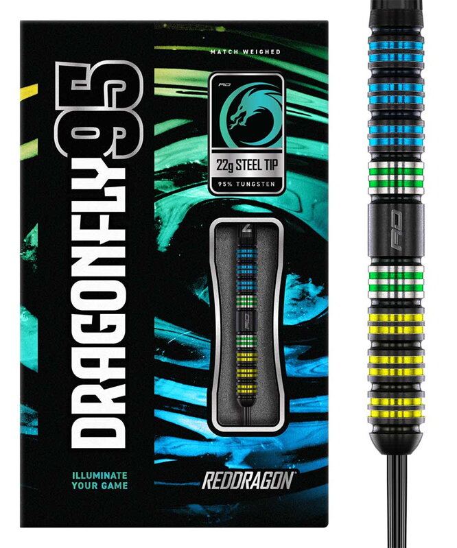 Red Dragon šípky Dragonfly 95 Parallel steel 22g Red Dragon šípky Dragonfly 95 Parallel steel 22g