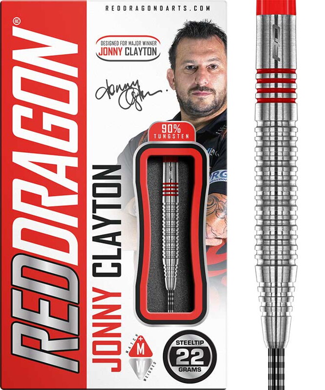 Red Dragon šípky Jonny Clayton Original 2.0 steel 22g Red Dragon šípky Jonny Clayton Original 2.0 steel 22g