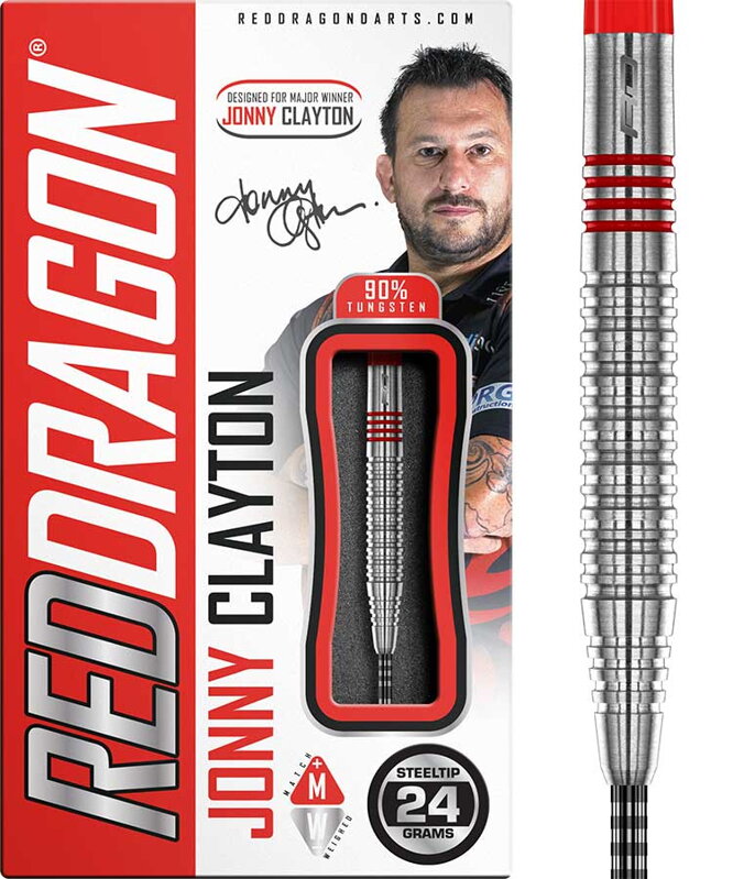 Red Dragon šípky Jonny Clayton Original 2.0 steel 24g Red Dragon šípky Jonny Clayton Original 2.0 steel 24g