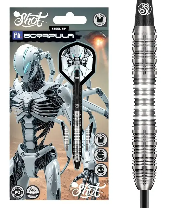 Shot šípky Scorpula steel 27g