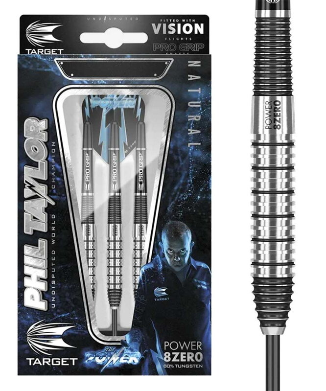 Target šípky Phil Taylor Power 8-Zero 2 steel 26g