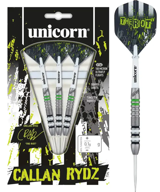 Unicorn šípky Callan Rydz The Riot steel 21g