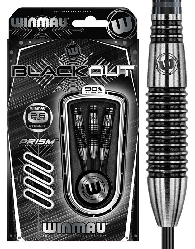 Winmau šípky Blackout 1043 steel 26g