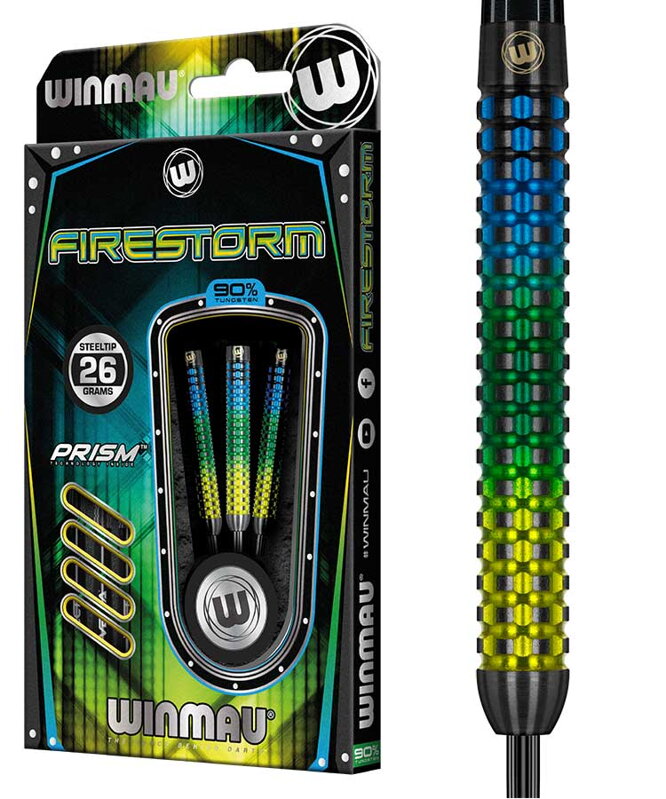 Winmau šípky Firestorm steel 26g Winmau šípky Firestorm steel 26g
