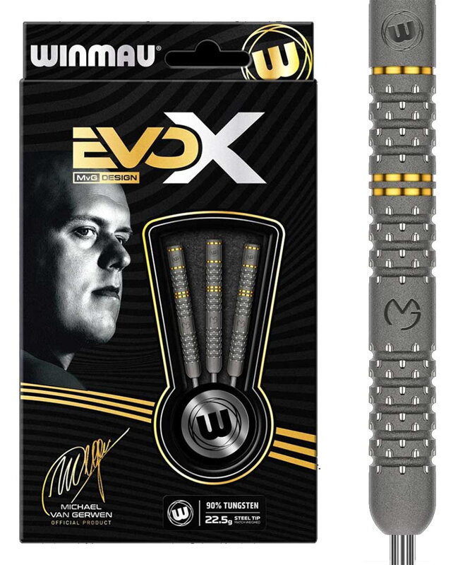 Winmau šípky MVG EvoX steel 22,5g Winmau šípky MVG EvoX steel 22,5g