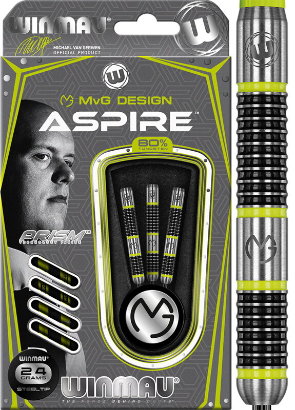 Winmau šípky Aspire steel 24g